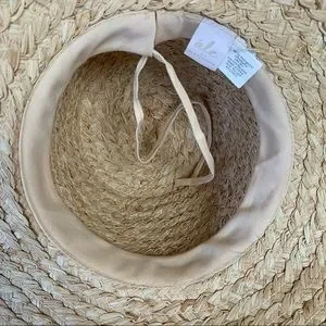 ale by Alessandra Marigot Raffia Hat Natural One Ale By Alessandra | Accessories | Ale By Alessandra Marigot  main image 2